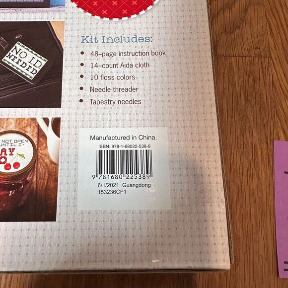 Snarky Cross Stitch Box Kit Gift Set 14 Patterns Projects Instructions New - Picture 5 of 5